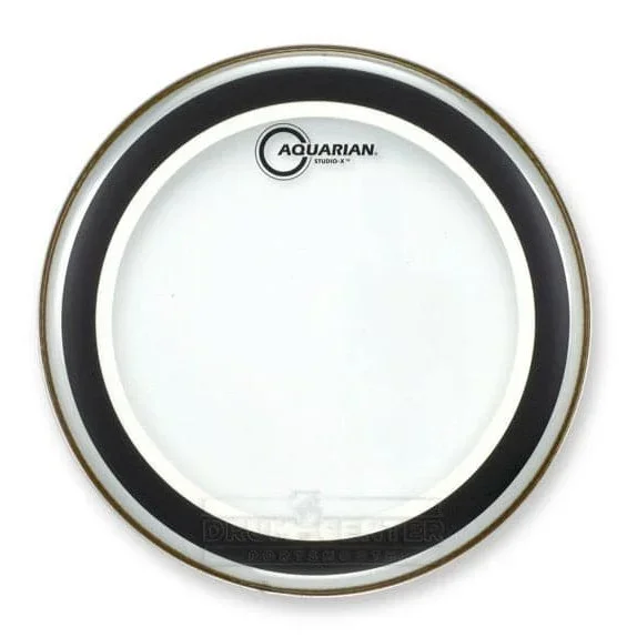Aquarian Studio X Clear Drumhead 18″