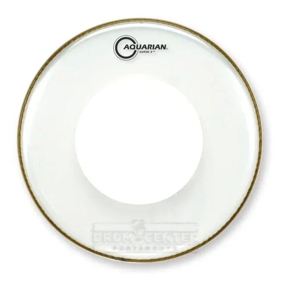 Aquarian Super 2 Clear Power Dot Drumhead 18″