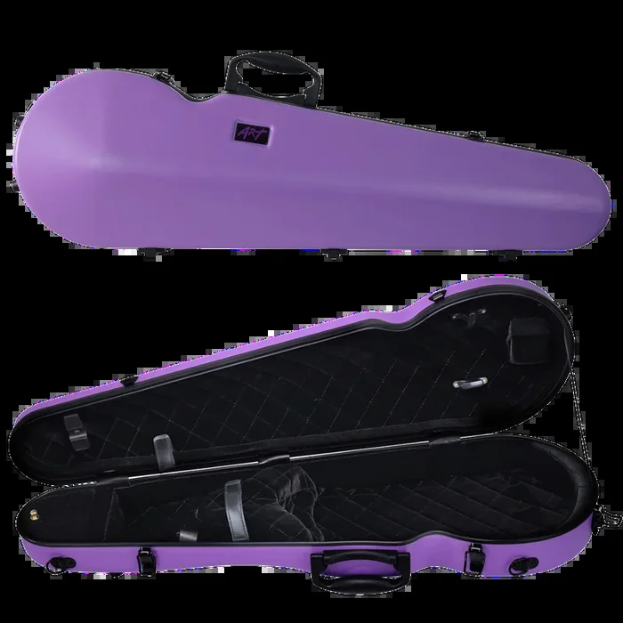 ART Shaped Violin Case Amethyst Purple 1/4-1/2
