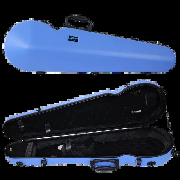 ART Shaped Violin Case Sky Blue 1/4-1/2