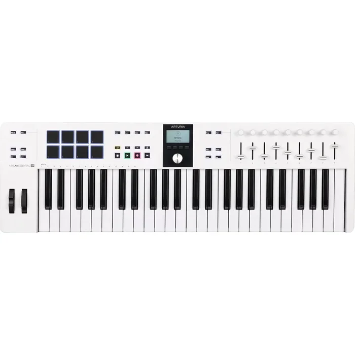 Arturia KeyLab Essential 49 Mk3 Keyboard Controller – White