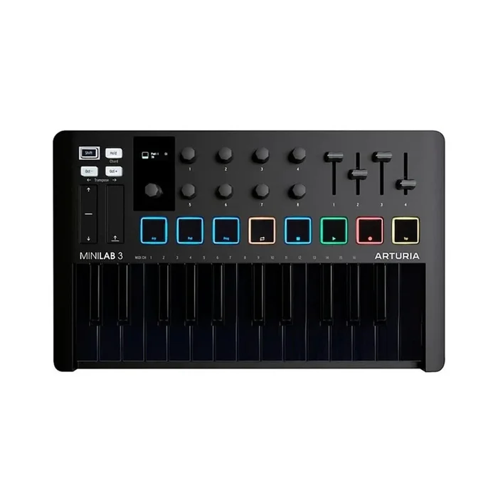 Arturia Minilab 3 25-Note Keyboard Controller – Deep Black