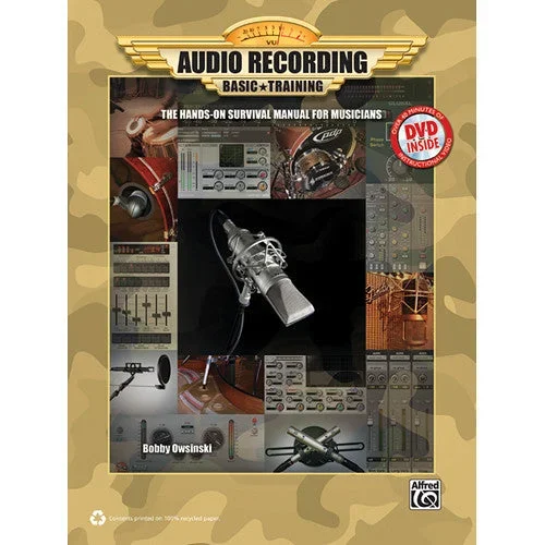 Audio Recording Basic Training Book and DVD