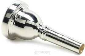 Bach 350 Classic Series Silver-plated Small Shank Trombone Mouthpiece – 7C