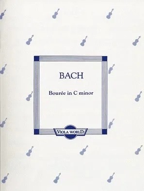 Bach, J.S. (Arnold): Bourree in C minor (viola & piano)