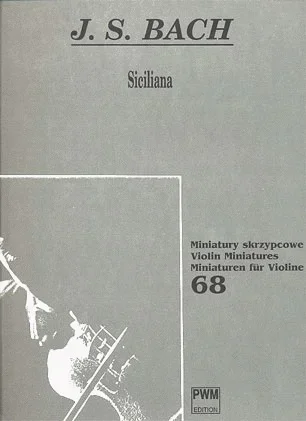 Bach, J.S.: Siciliana (violin & piano)