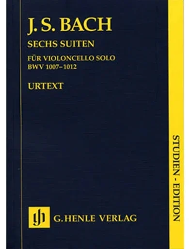 Bach, J.S. (Voss): (Study Score) 6 Suites for Violoncello, BWV 1007-1012 urtext (cello)