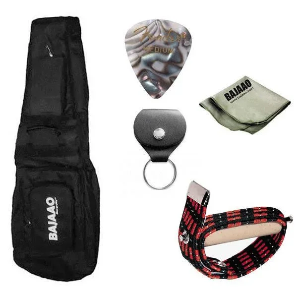 Bajaao Acoustic Guitar Deluxe Accessory Bundle