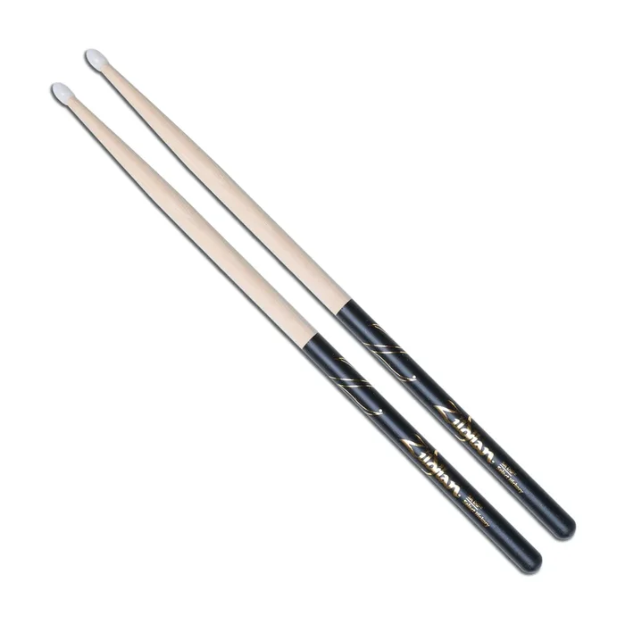 Baquetas Zildjian Z5AND 5A Punta de Nailon con Recubrimiento Dip