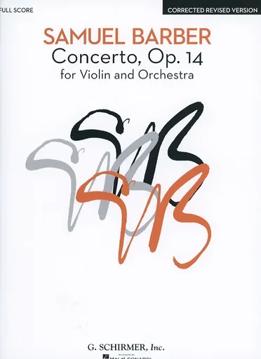 Barber, S.: (Score) Concerto, Op.14 (violin, and orchestra)