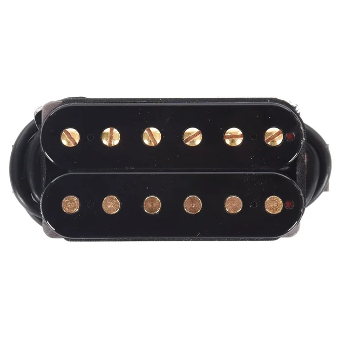 Bare Knuckle Black Dog 54mm Uncovered Black Bobbin Gold Screws Bridge