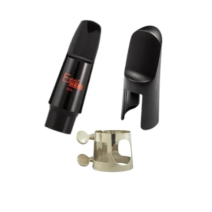 Bari Alto Saxophone Mouthpiece W/ Nickle Ligature and Cap ESKASP