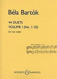 Bartok, B.: 44 Duets, Volume I (No.1-25) (two violins)