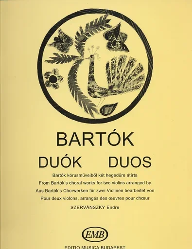 Bartok, B. (Szervanszky): Duos from Bartok’s Choral Works (two violins)