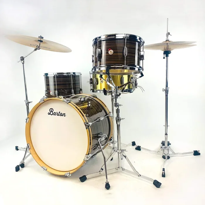 Barton Drum Co. 13/16/22×12 3pc. Essential Birch Drum Kit Tiki
