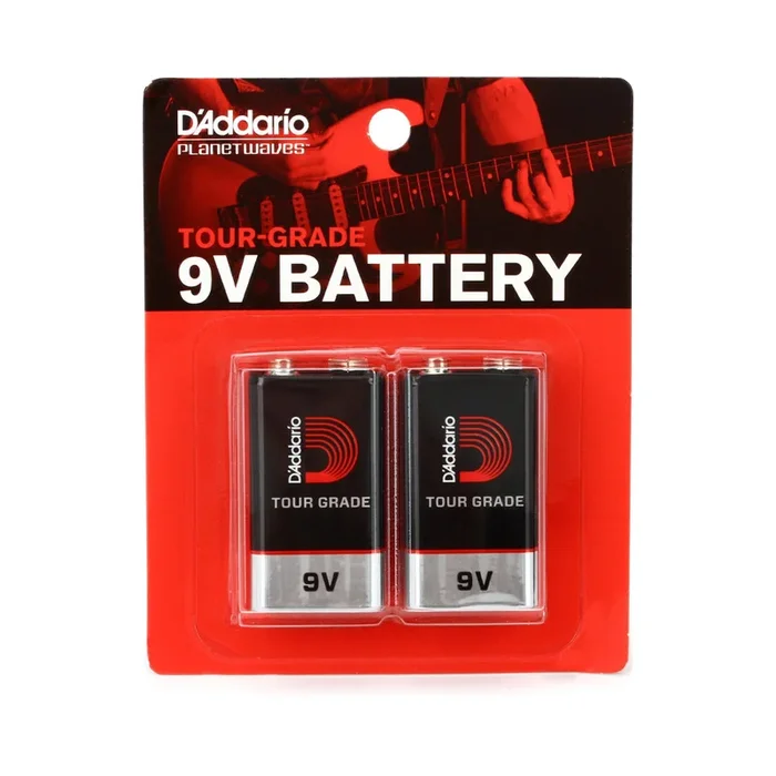 Batería Alcalina D’Addario 9V – Paquete de 2