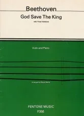 Beethoven (Barrie): God Save The King (violin & piano)