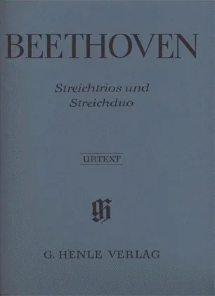 Beethoven, L.V. (Platen): String Trios and Duos, Op.3,8,9, and WoO32 – URTEXT (violin, viola, & cello)