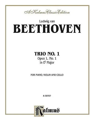 Beethoven, L. van: Piano Trio Op. 1 No. 1 in Eb (piano, violin, cello)