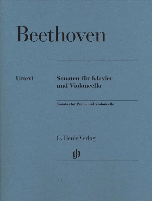 Beethoven, Sonatas for Cello and Piano (Henle)