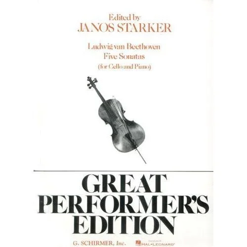 Beethoven (Starker): Five Sonatas for Cello & Piano
