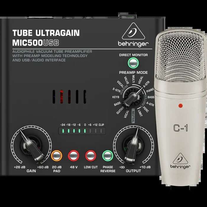 Behringer Voice Studio Complete Recording Bundle