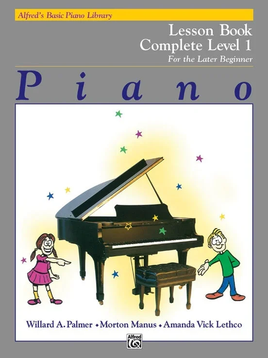 Biblioteca Básica de Piano de Alfred: Libro de Lecciones Completo 1 (1A/1B)