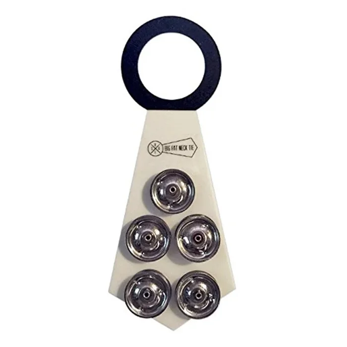 Big Fat Snare Drum Neck Tie w/ Tambourine Chimes