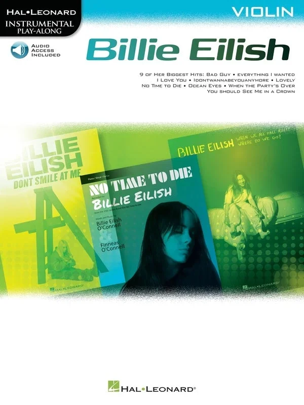 Billie Eilish for Violin with Online Accompaniment