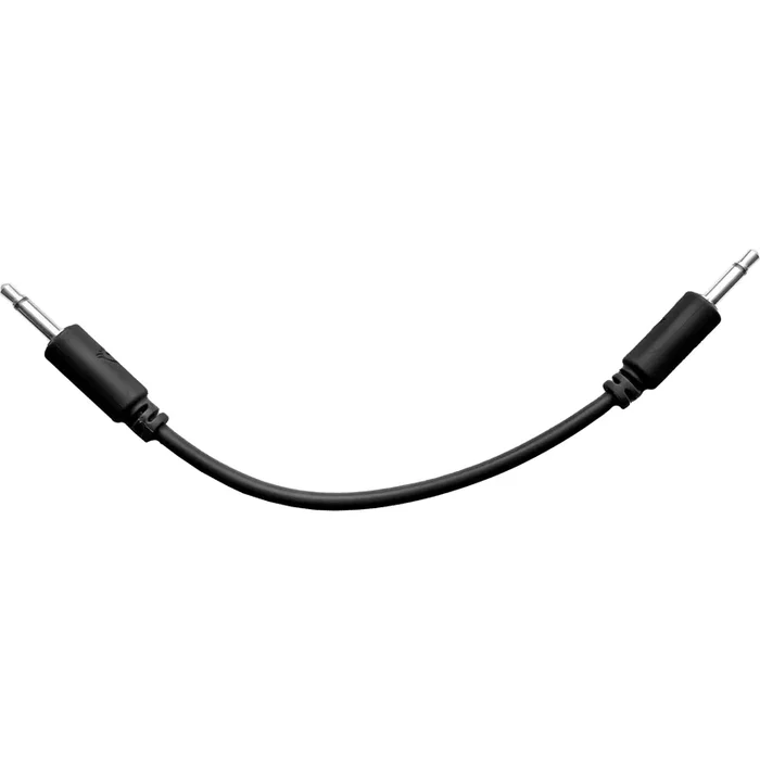 Black Market Modular 3.5mm Patch Cable – 9cm/3.5″ – Black