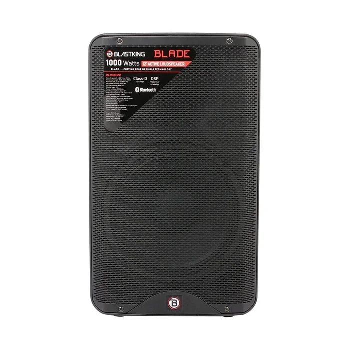 Blastking BLADE12A Altavoz Activo de 12” 1000 Watts Clase-D con Procesador DSP