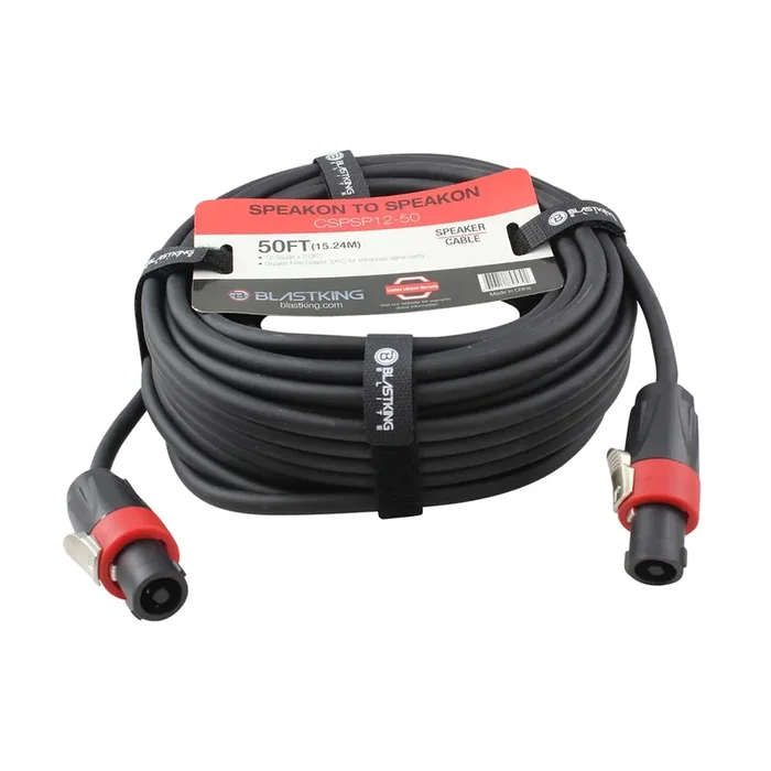 Blastking CSPSP12-50 Speakon to Speakon Cable 50 Ft