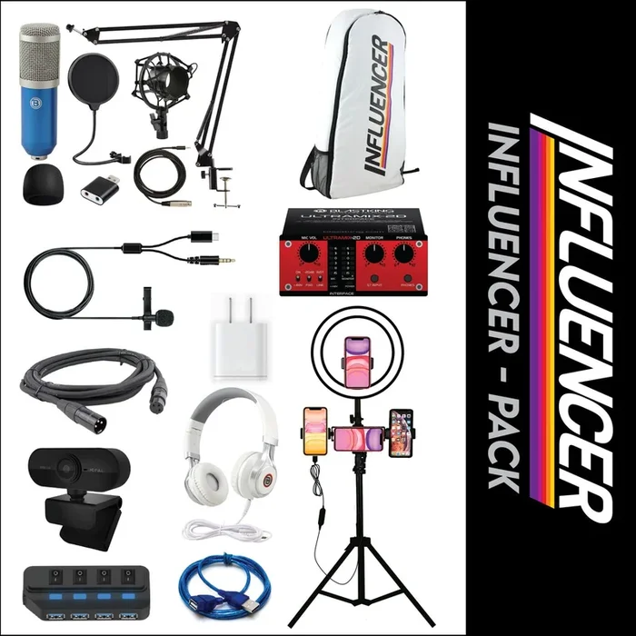 Blastking Influencer Complete Recording Pack – Blue