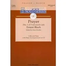 Bloch: Prayer from Jewish Life (cello & piano with CD accompaniment) FISCHER