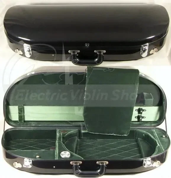 Bobelock 1048 étui pour alto demi-lune, noir/vert