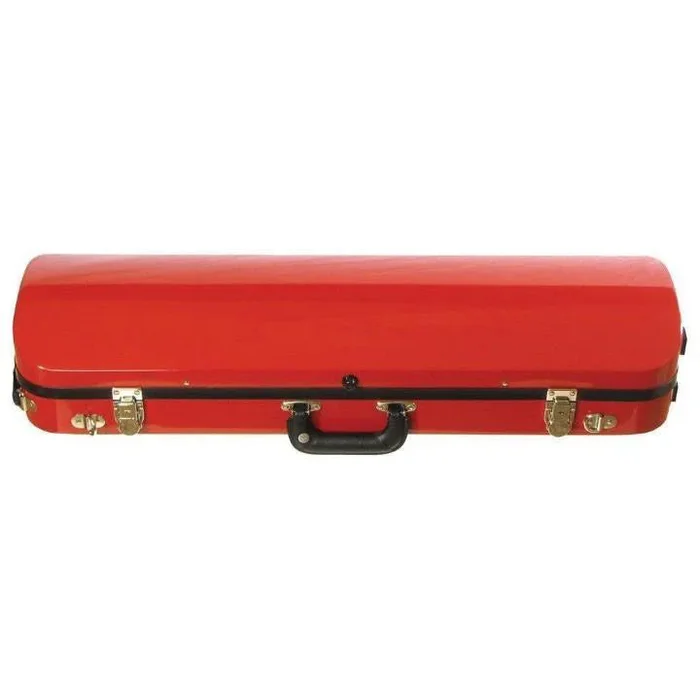 Bobelock 1060 Red Fiberglass Oblong Violin Cases