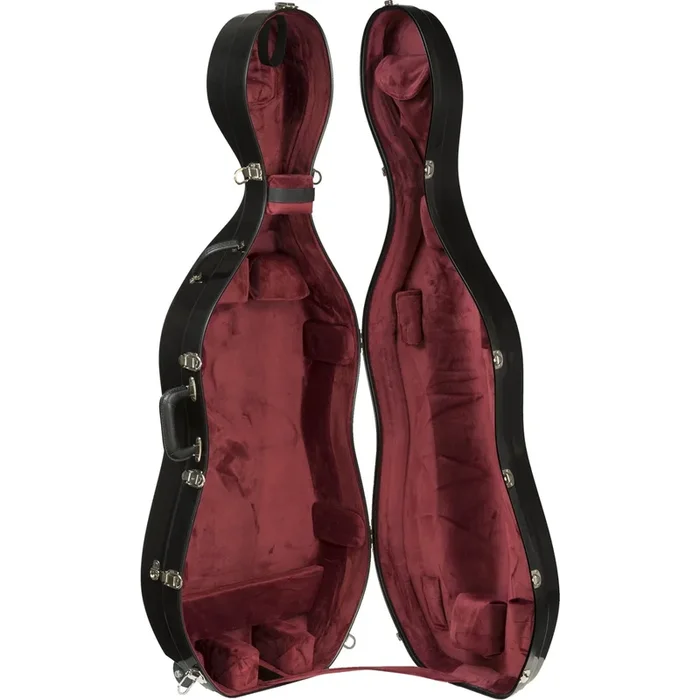 Bobelock 2000LS Fiberglass Cello Case with Wheels – 4/4 Size