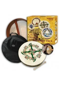Bodhran Celtic Design / Clonmacnoise Waltons 15″