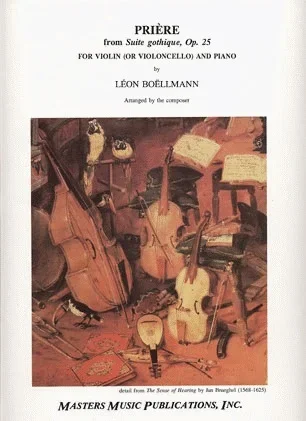 Boellmann, Leon: Priere from Suite gothique, Op.25 (violin & piano)(cello & piano)