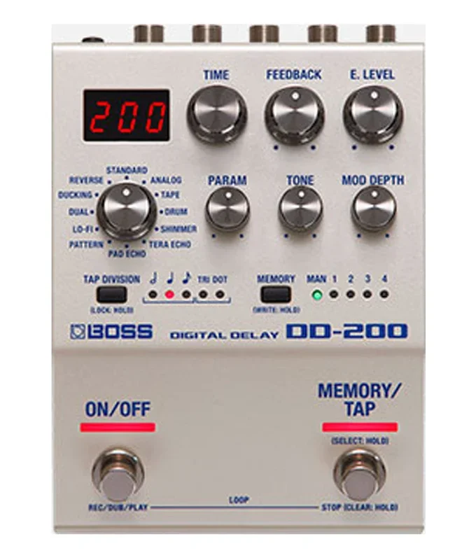 Boss DD-200 Digital Delay Guitar Pedal