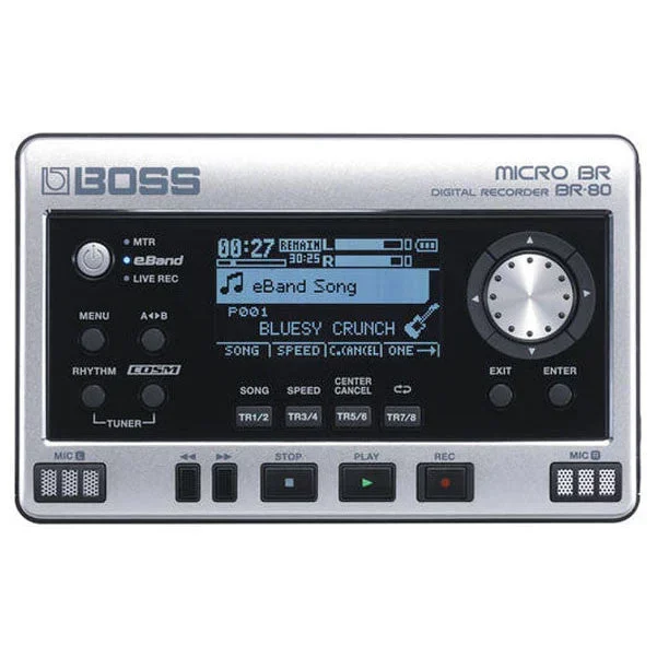 Boss Micro BR, BR-80 Digital Pocket 8 Track Recorder