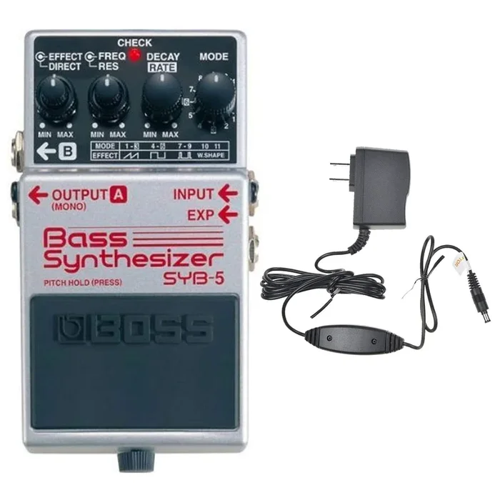Boss SYB-5 Bass Synthesizer Bundle w/ Boss PSA-120S2 Power Supply