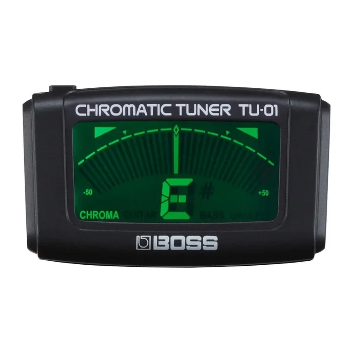 Boss TU-01 Clip-on Chromatic Tuner – Black