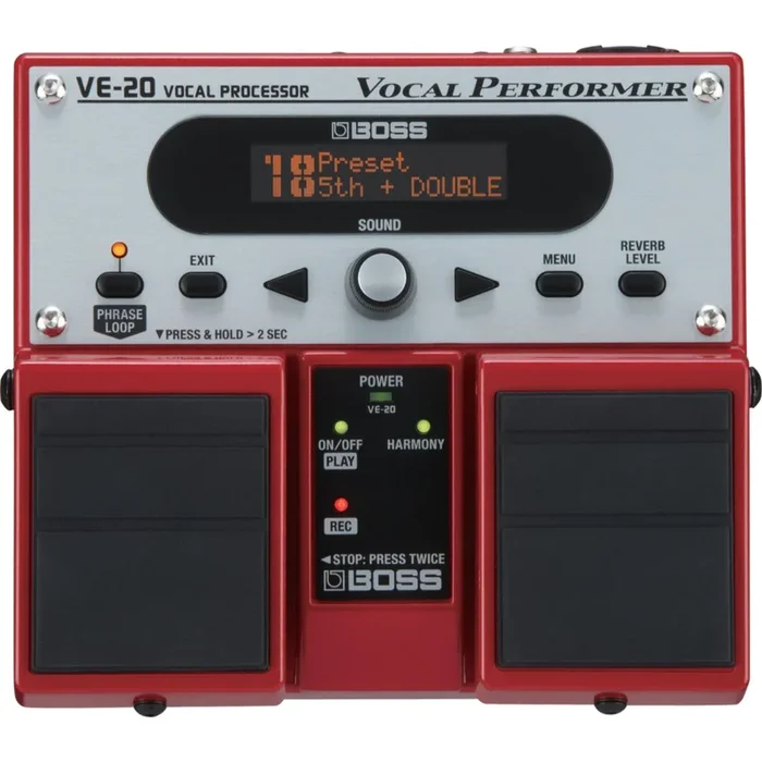 Boss VE-20 Vocal Multi-Effects Processor with Harmony and Looper