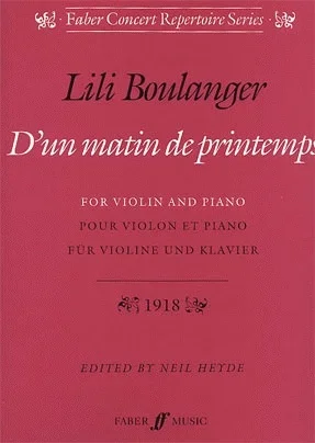 Boulanger: Matin de Printemps (violin & piano)