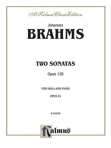 Brahms, J.: 2 Sonatas, Op. 120 (viola and piano)