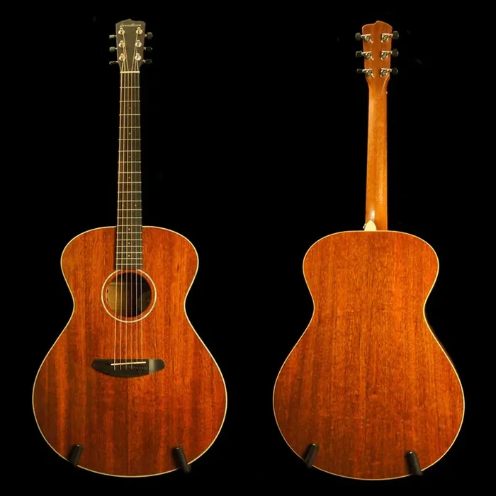 Breedlove Frontier Concerto All Solid Mahogany Acoustic Electric Guitar – Includes Case