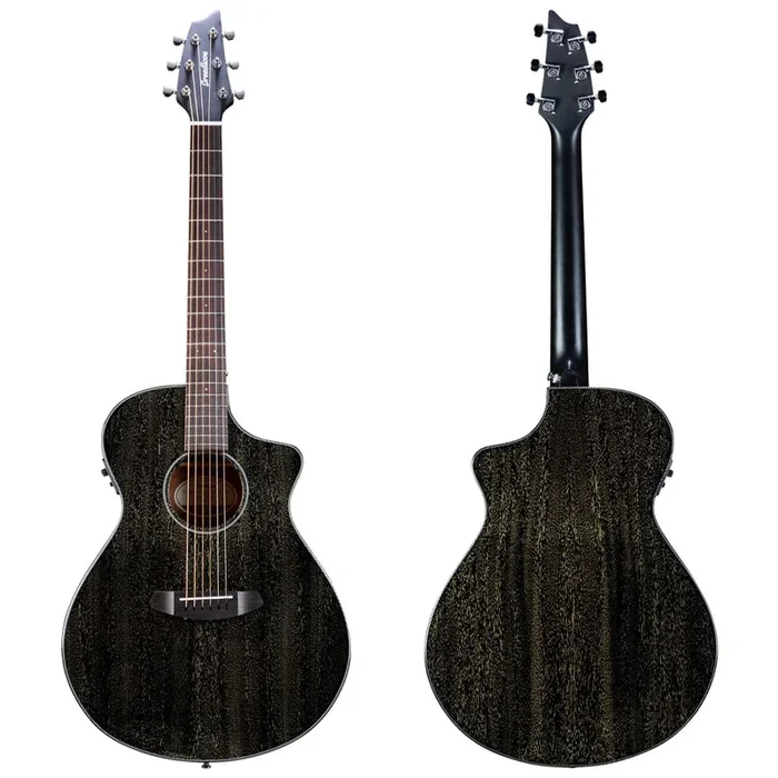 Breedlove Rainforest S Concert Black Gold CE Acoustic Electric Guitar