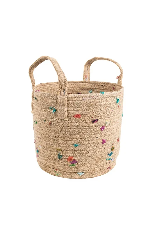 Bright Bits Jute Basket 10″