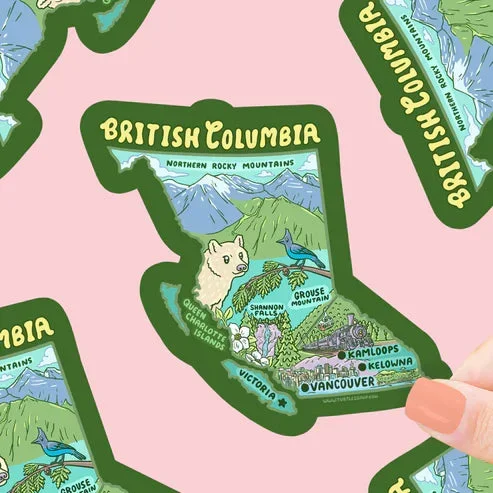 British Columbia vinyl sticker